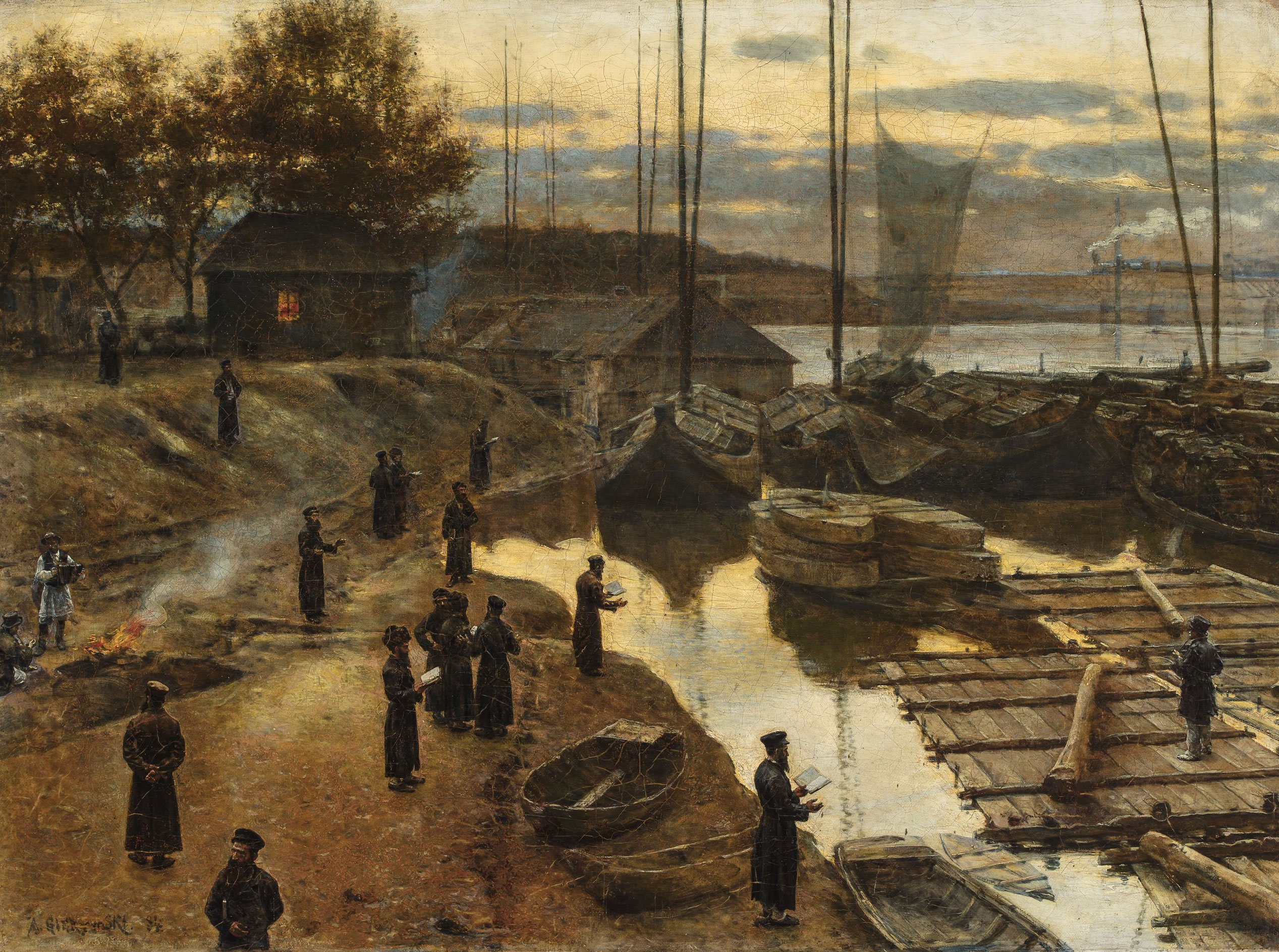Aleksander Gierymski „Święto Trąbek”, 1884 rok, źródło: Muzeum Narodowe w Warszawie