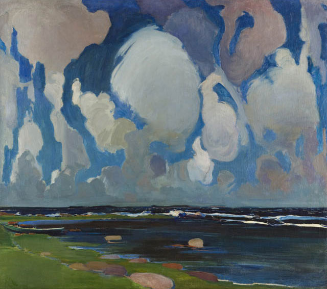 Konrad Krzyżanowski "Chmury w Finlandii", 1908 rok, źródło: Muzeum Narodowe w Krakowie