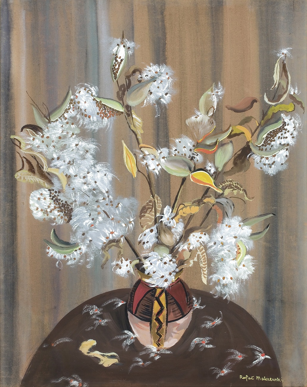 Rafał Malczewski "Kwiaty", ok. 1950-1956 roku, źródło: Agra Art