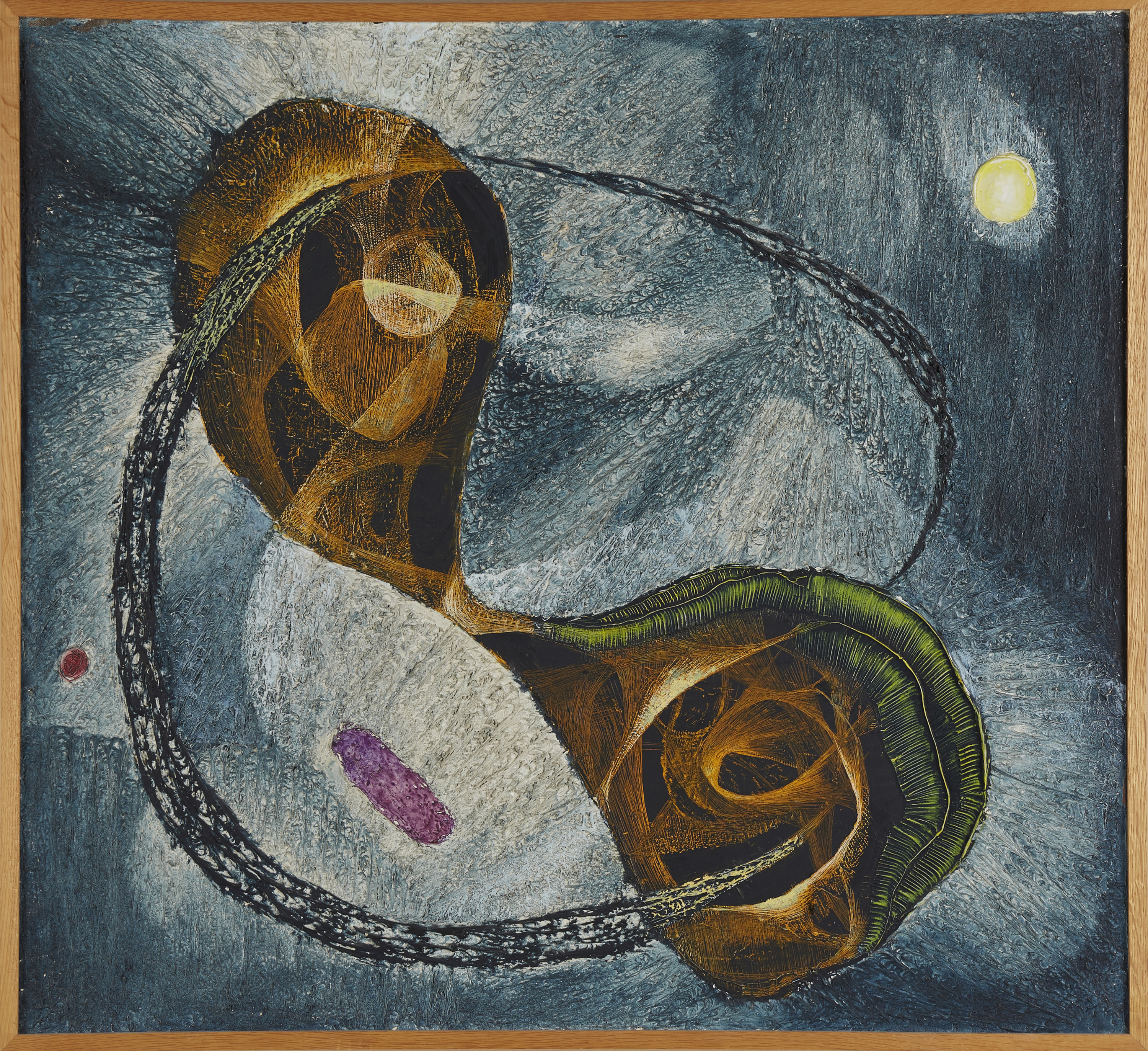 Zdzisław Stanek (1925-1996) „Słońce III”, źródło: Stockholms Auktionsverket
