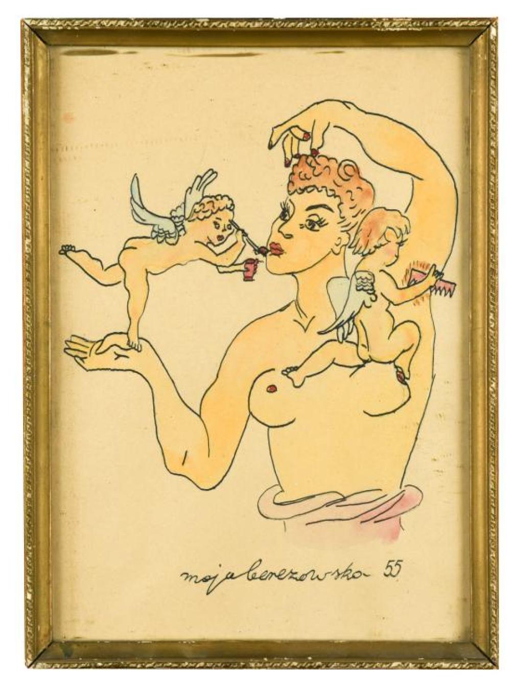 Maja Berezowska (1898-1978) „Trzy erotyki”, źródło: Cheffins