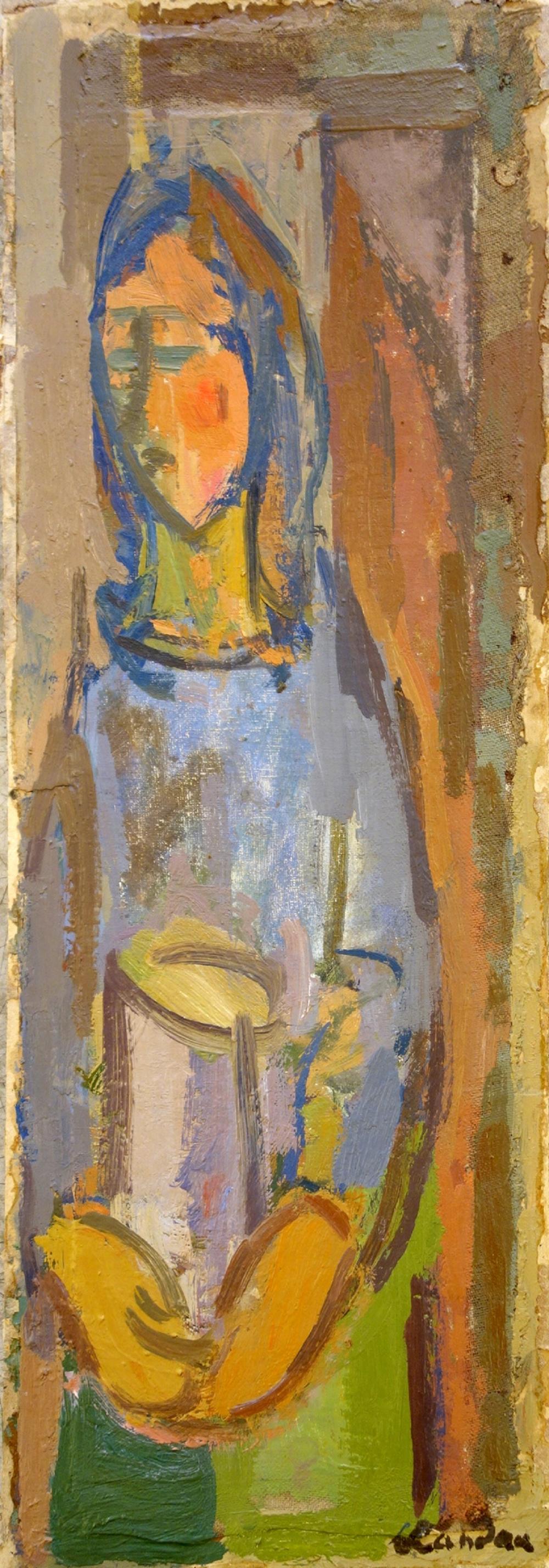 Zygmunt Landau (1898-1962) „Dziewczyna ze słoikiem”, źródło: Yair Art Gallery
