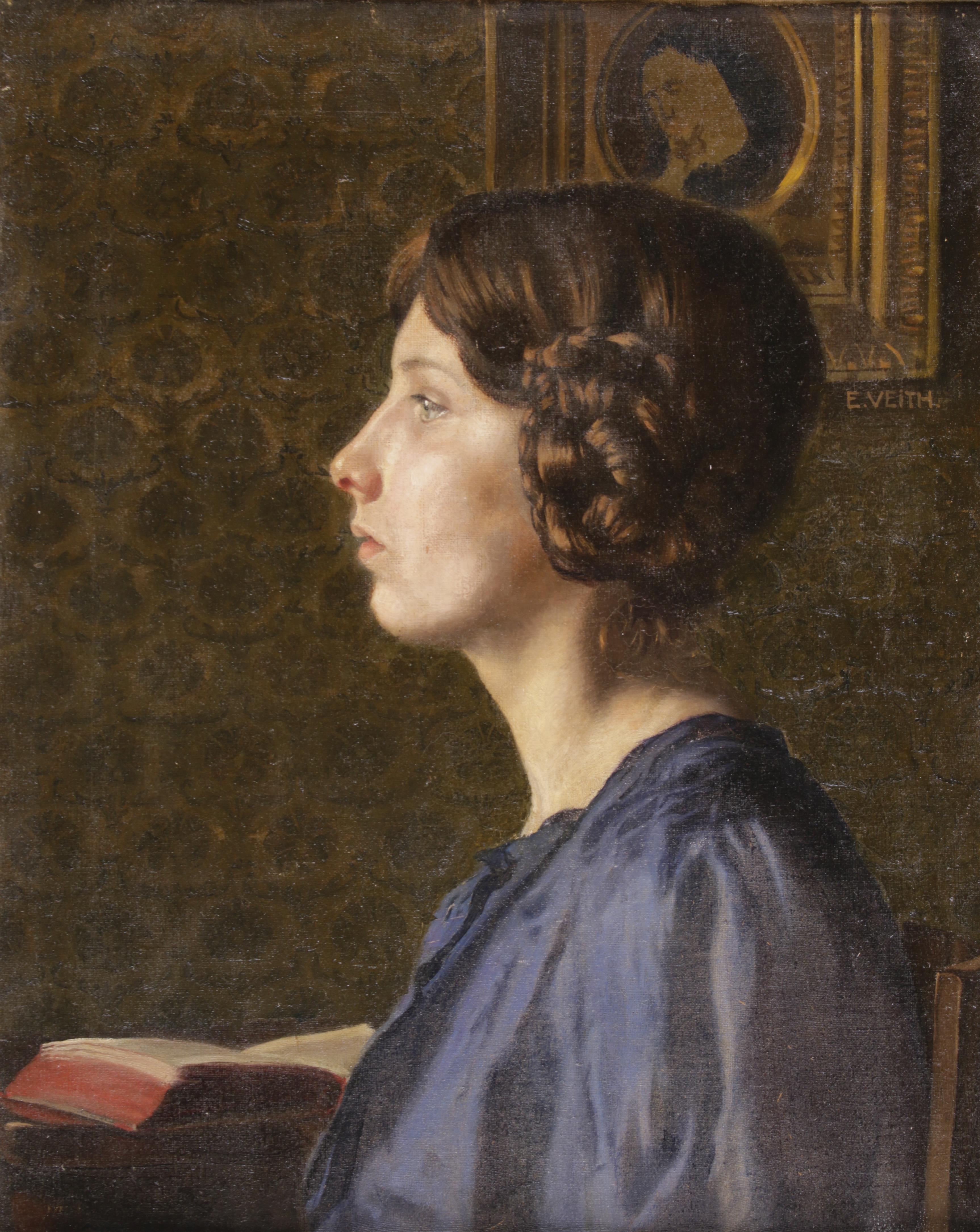Kazimierz Pochwalski (1855-1940) „Portret młodej kobiety”, źródło: Dorotheum