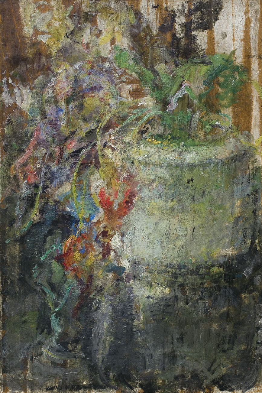 Olga Boznańska "Kwiaty w wazonie", źródło: Agra-Art