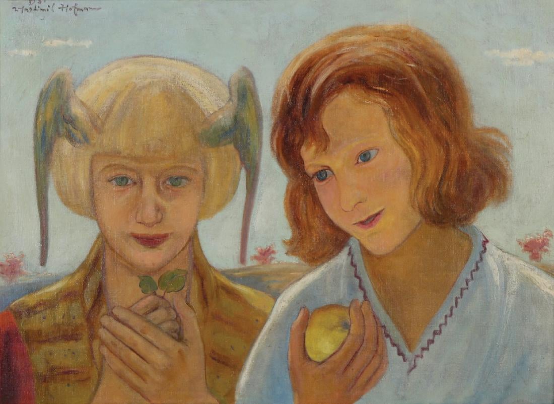Wlastimil Hofman (1881-1970) „Dziewczynki”, źródło: Tiroche Auction House