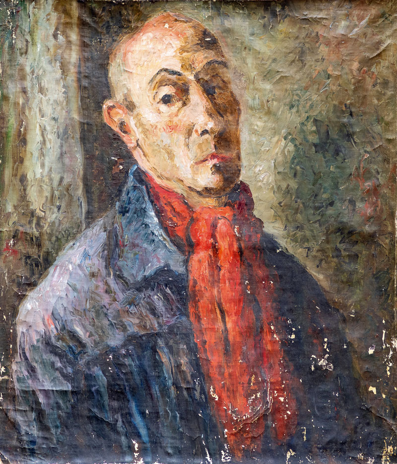 Henryk Lewensztad (1893-1962) „Autoportret”,  źródło: Boisgirard Antonini