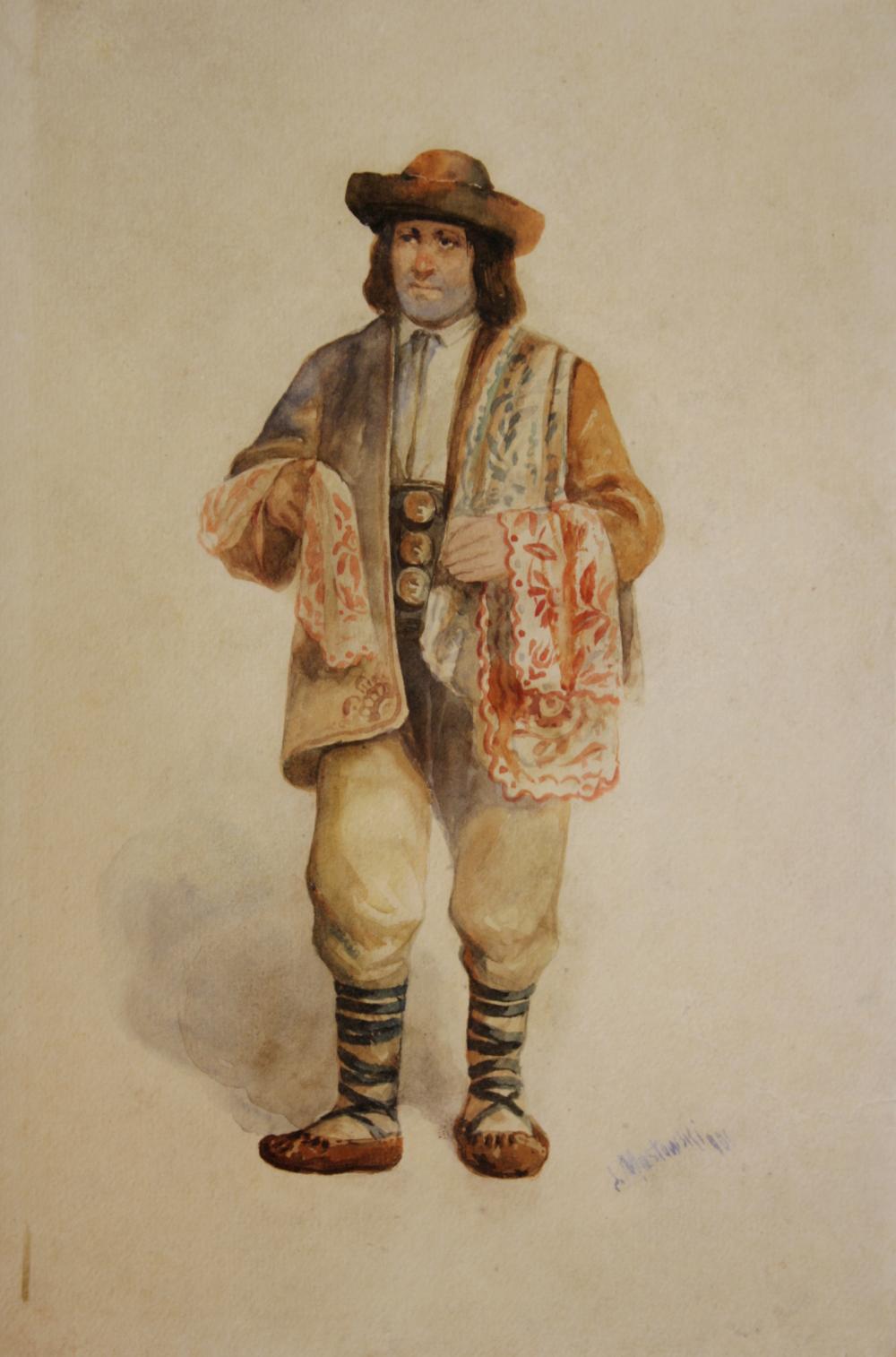 Stanisław Masłowski (1853-1926) „Hucuł”, źródło: L'Art Gallery