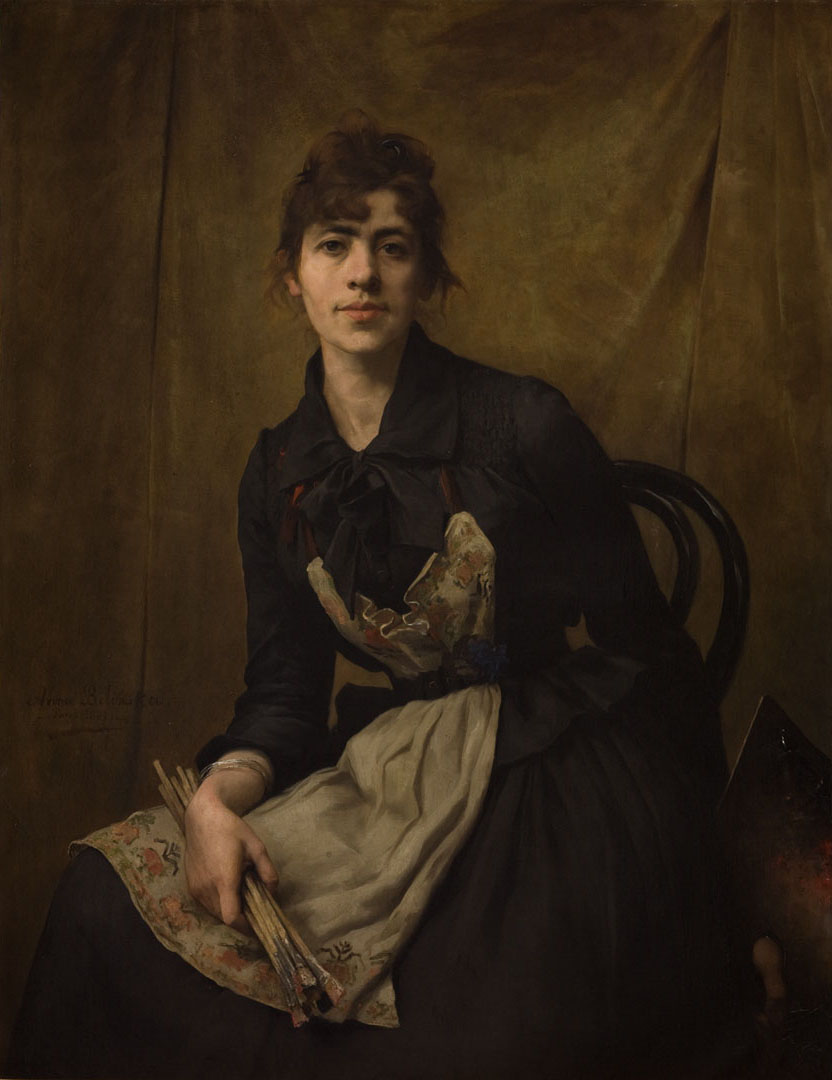 Anna Bilińska-Bohdanowiczowa "Autoportret", 1887 rok, źródło: Muzeum Narodowe w Krakowie