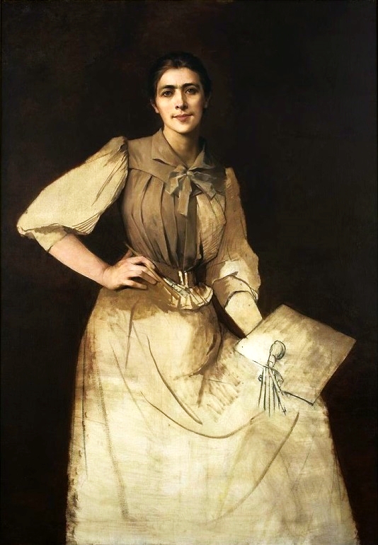 Anna Bilińska-Bohdanowiczowa "Portret własny (niedokończony)", 1892 rok, źródło: Muzeum Narodowe w Warszawie