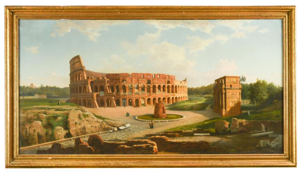 Henryk Cieszkowski (1835-1895) „Rzymskie Koloseum”, źródło: Cheffins