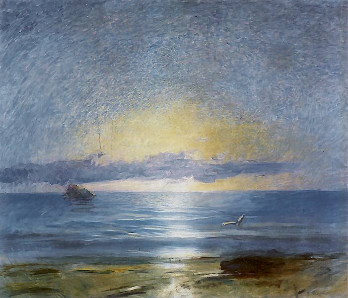 Ludwik de Laveaux "Poranek po burzy", 1891 rok, źródło: Muzeum Pomorza Środkowego w Słupsku