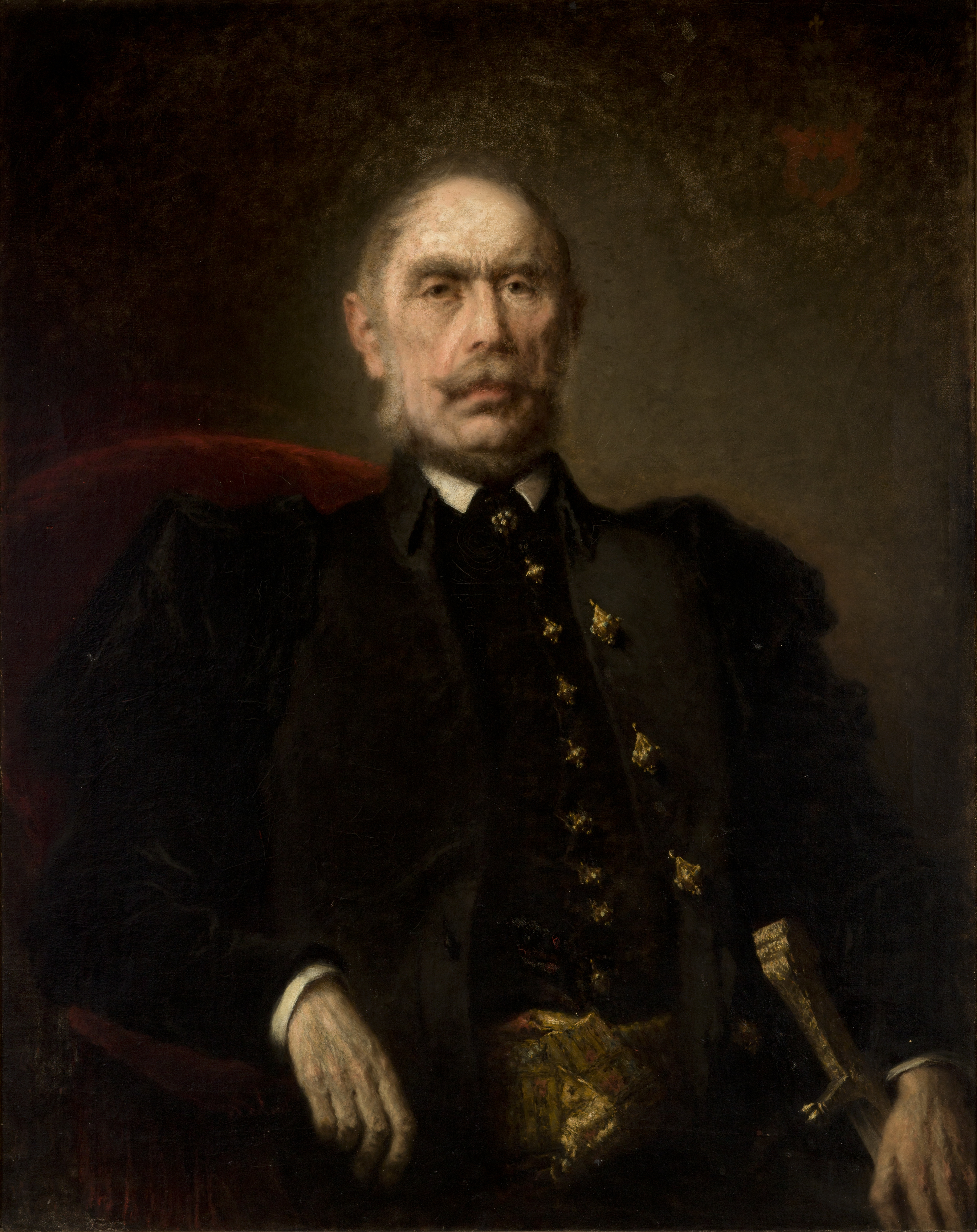 Wilhelm Leopolski "Portret Kazimierza Grocholskiego", 1880 rok, źródło: Muzeum Narodowe w Krakowie