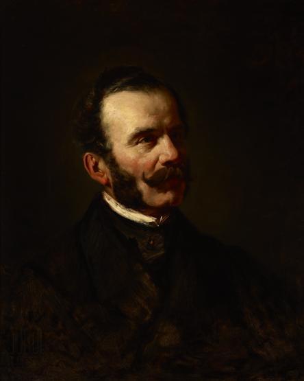 Wilhelm Leopolski "Portret Lucjana Siemieńskiego", między 1863 a 1866 rokiem, źródło: Muzeum Narodowe w Krakowie