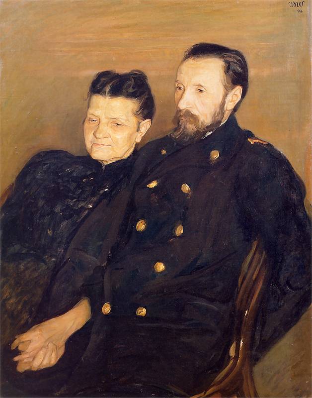 Wojciech Weiss "Portret rodziców", 1899 rok, źródło: Fundacja Wojciecha Weissa
