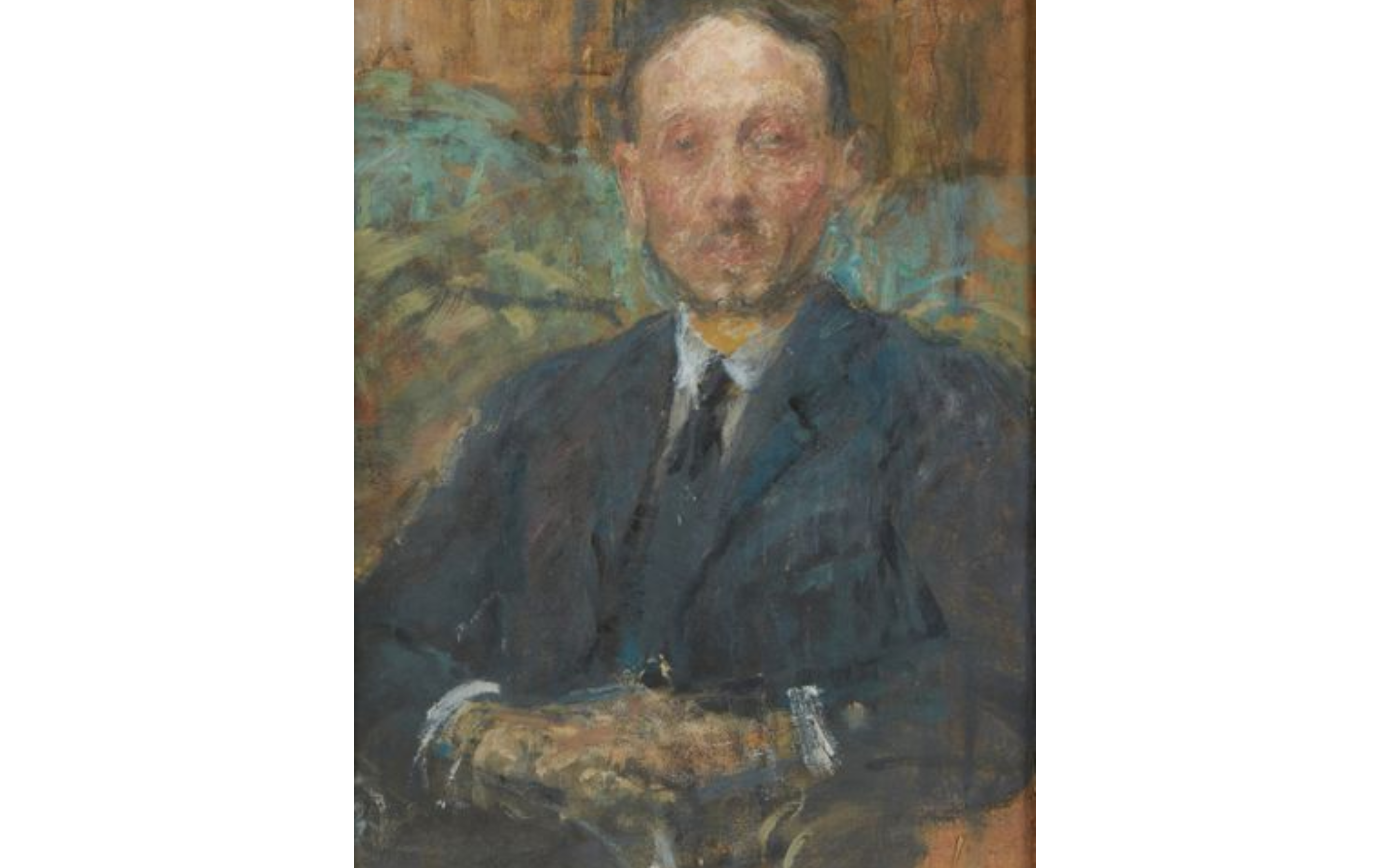 Olga Boznańska (1865-1940) „Portret Armand Fourreau (1868 - 1941)”, źródło: L'Huillier & Associés - Drouot