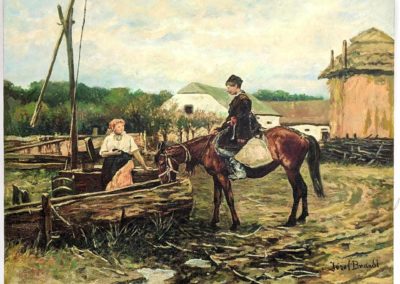 Józef Brandt (1841-1915) „Spotkanie”, źródło: Uniques & Antiques