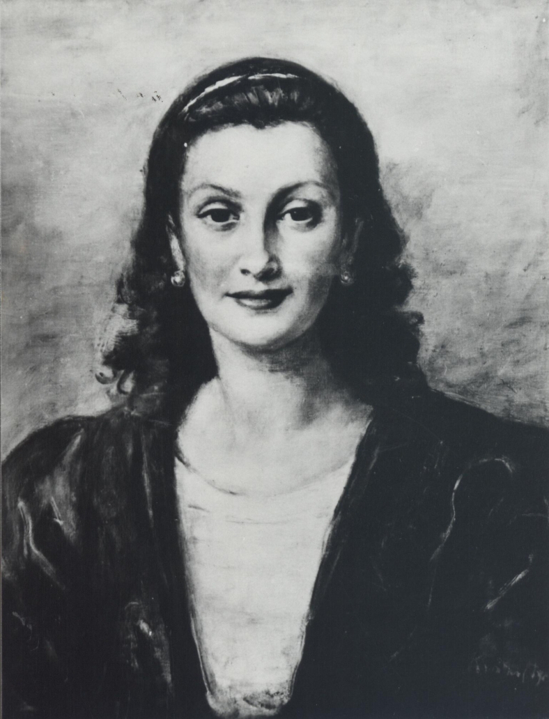 Roman Kramsztyk (1885-1942) "Portret Carlotty Bologna", ok. 1932 roku, źródło: dzielautracone.gov.pl