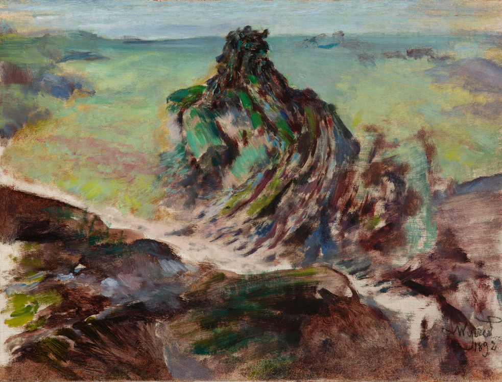 Leon Wyczółkowski (1852-1936) "Druid skamieniały", 1892 rok, źródło: Muzeum Narodowe w Krakowie