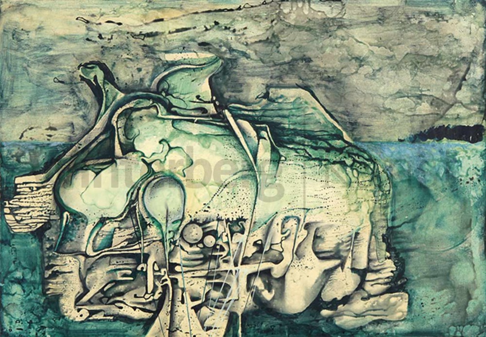 Hilary Krzysztofiak (1926-1979) „Kompozycja”, źródło: Winterberg Auktionen