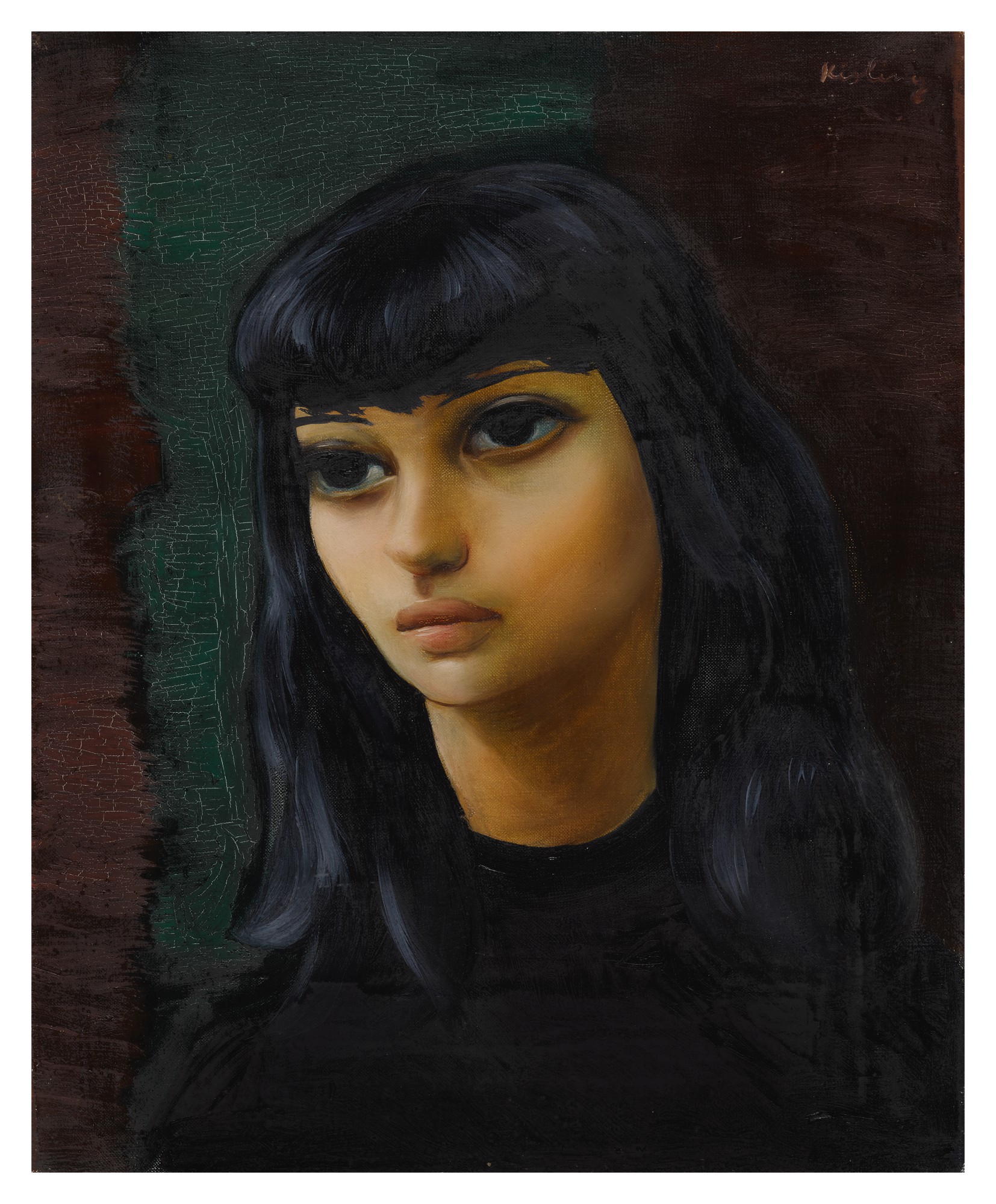 Mojżesz Kisling (1891-1953) „Młoda dziewczyna”, źródło: Sotheby's
