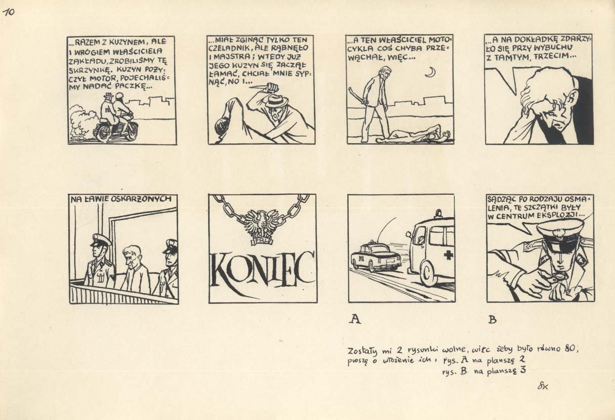 Kobyliński był autorem wielu komiksów, źródło: Art Komiks