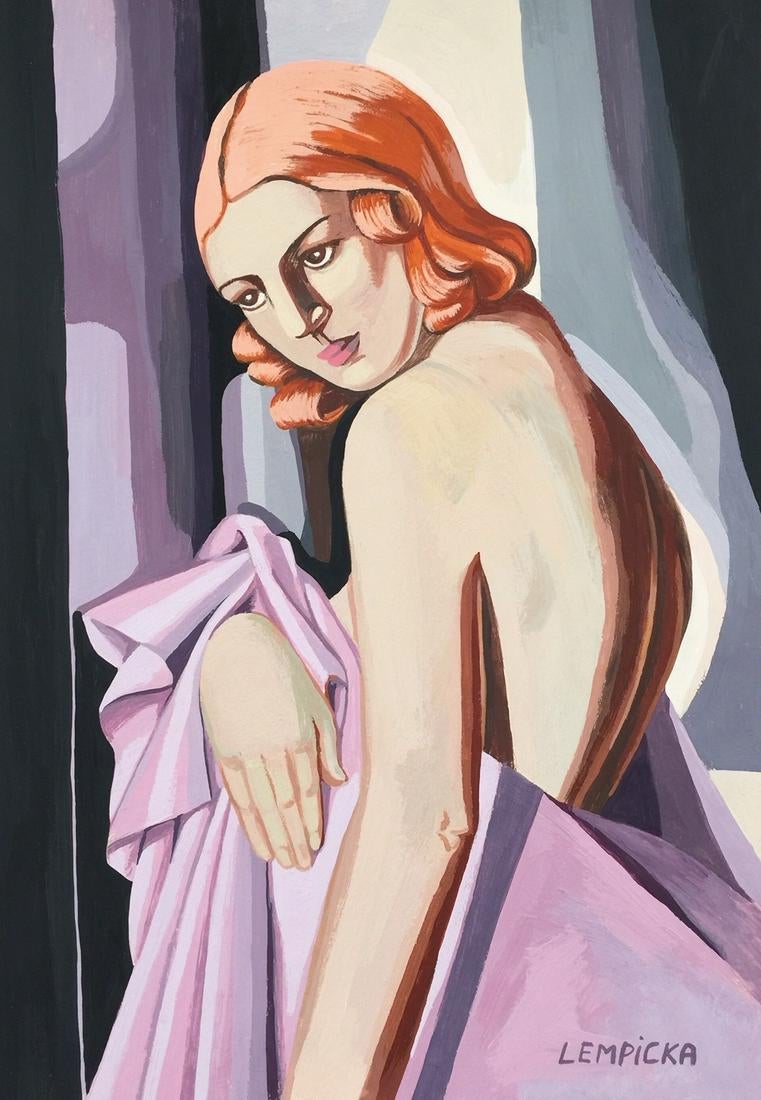 Tamara Łempicka (1898-1980) „Rudowłosa”, źródło: Harlequin Auction