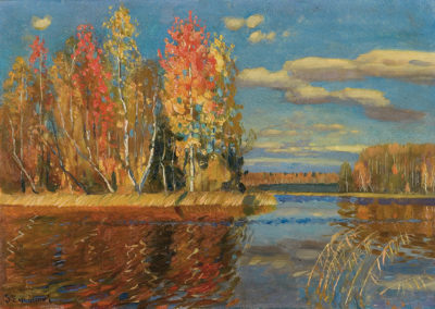 Stanisław Żukowski (1873-1944) „Jesień nad wodą”, źródło:  Agra-Art