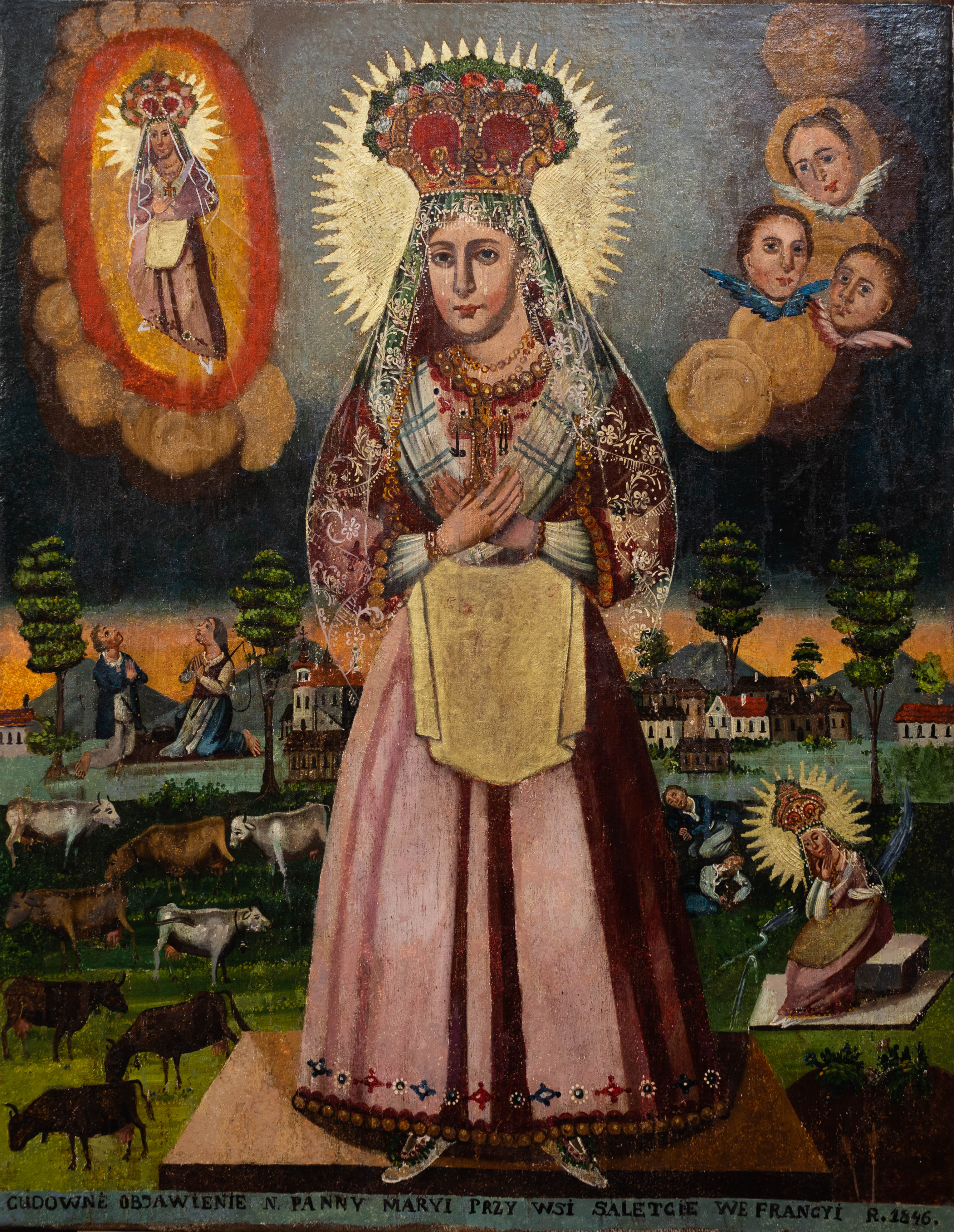 Warsztat Chrząstkiewiczów, "Matka Boska Saletyńska", źródło: archiwum autora