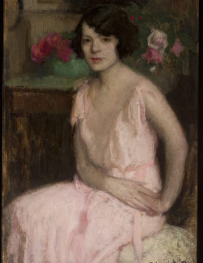 Alfons Karpiński (1875-1961) „Portret żony”, źródło: Muzeum Narodowe w Warszawie