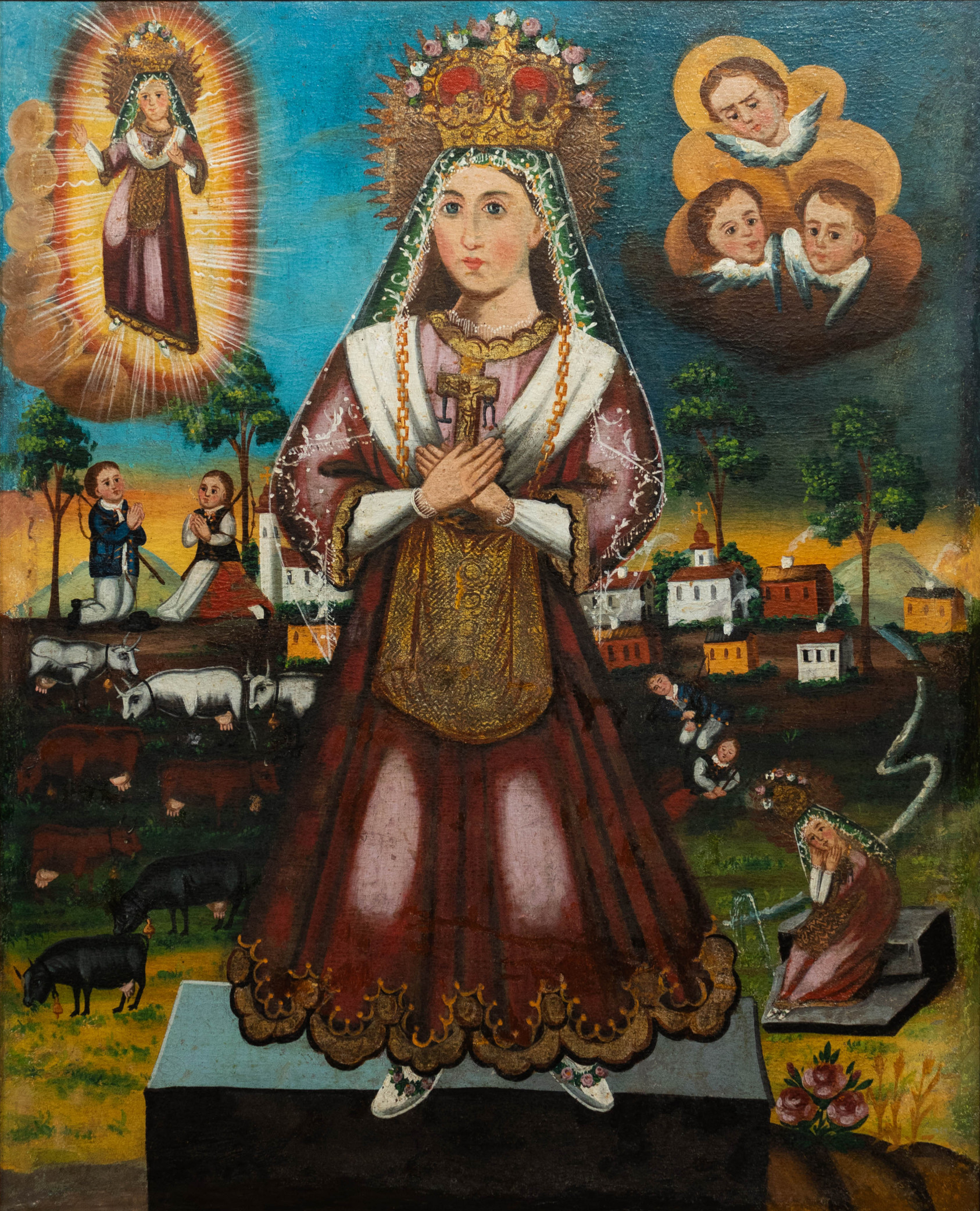 Artysta Nieznany (XIX w.) "Matka Boża Saletyńska", źródło: archiwum autora