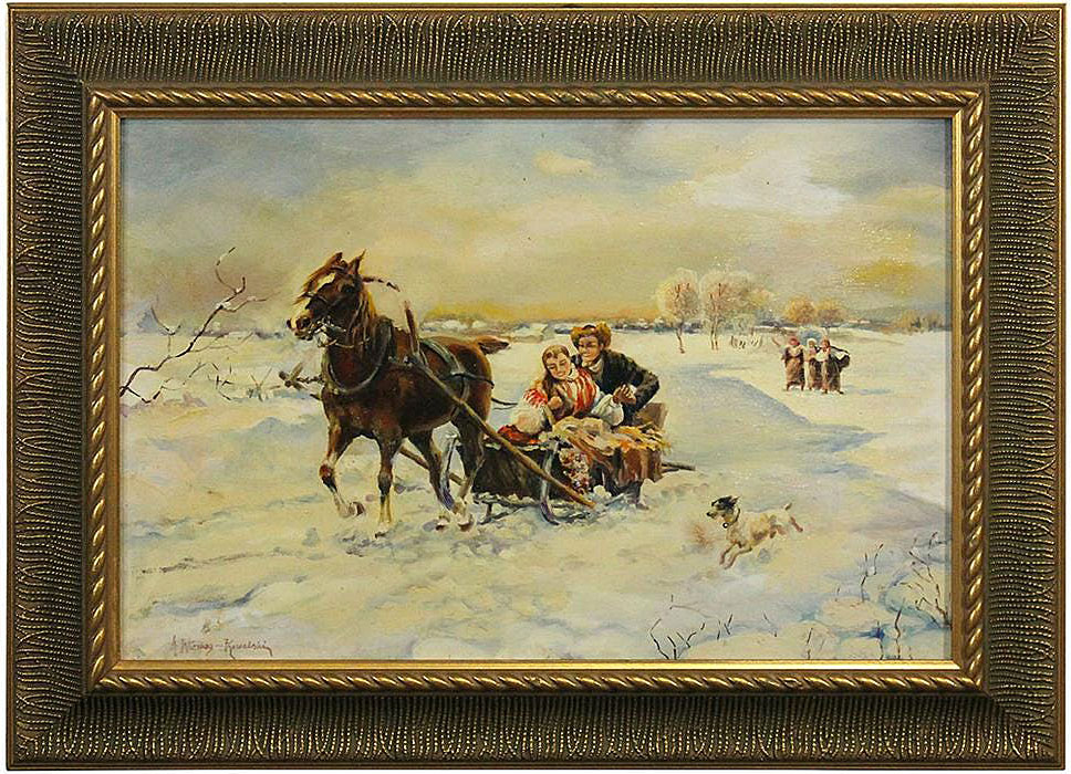 Alfred Wierusz Kowalski (1849-1915) „Sanna”, źródło: Donny Malone Auctions