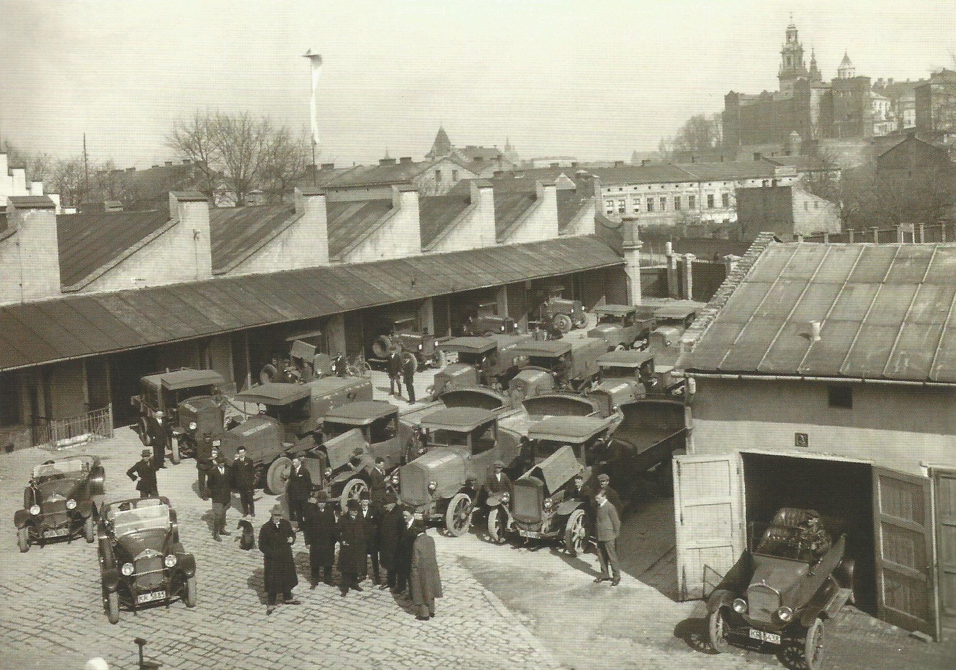 Zabudowania byłej fabryki Niedźwieckiego na Dębnikach, 1927 rok, źródło: Muzeum Krakowa