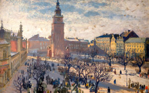 9 obrazów z widokiem Krakowa na obrazach młodopolskich malarzy