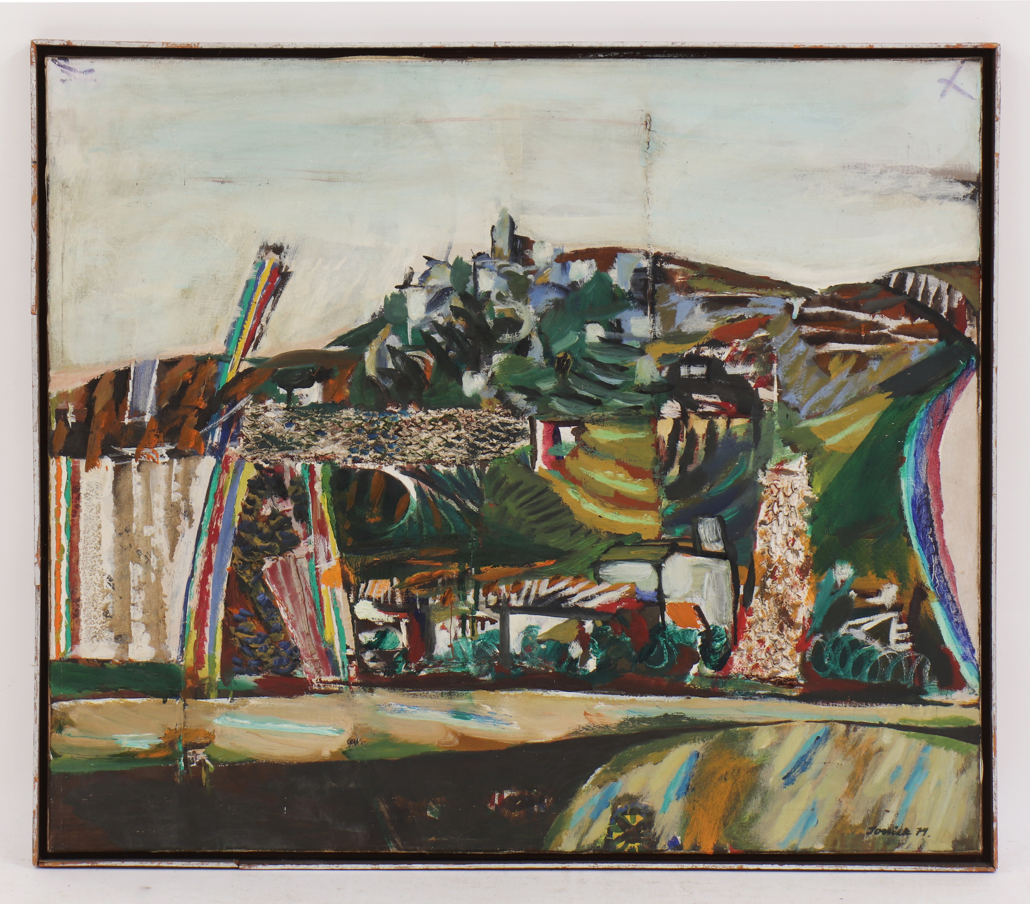 Juliusz Joniak (1925-2021) "Pejzaż umbryjski", źródło: Sworders Fine Art Auctioneers