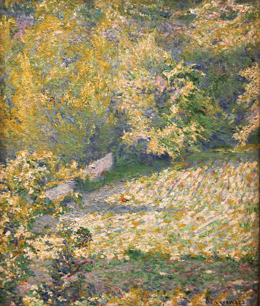 Józef Pankiewicz (1866-1940) "Lato" ("Pejzaż z krzewami"), 1890 rok, źródło: Muzeum Śląskie w Katowicach