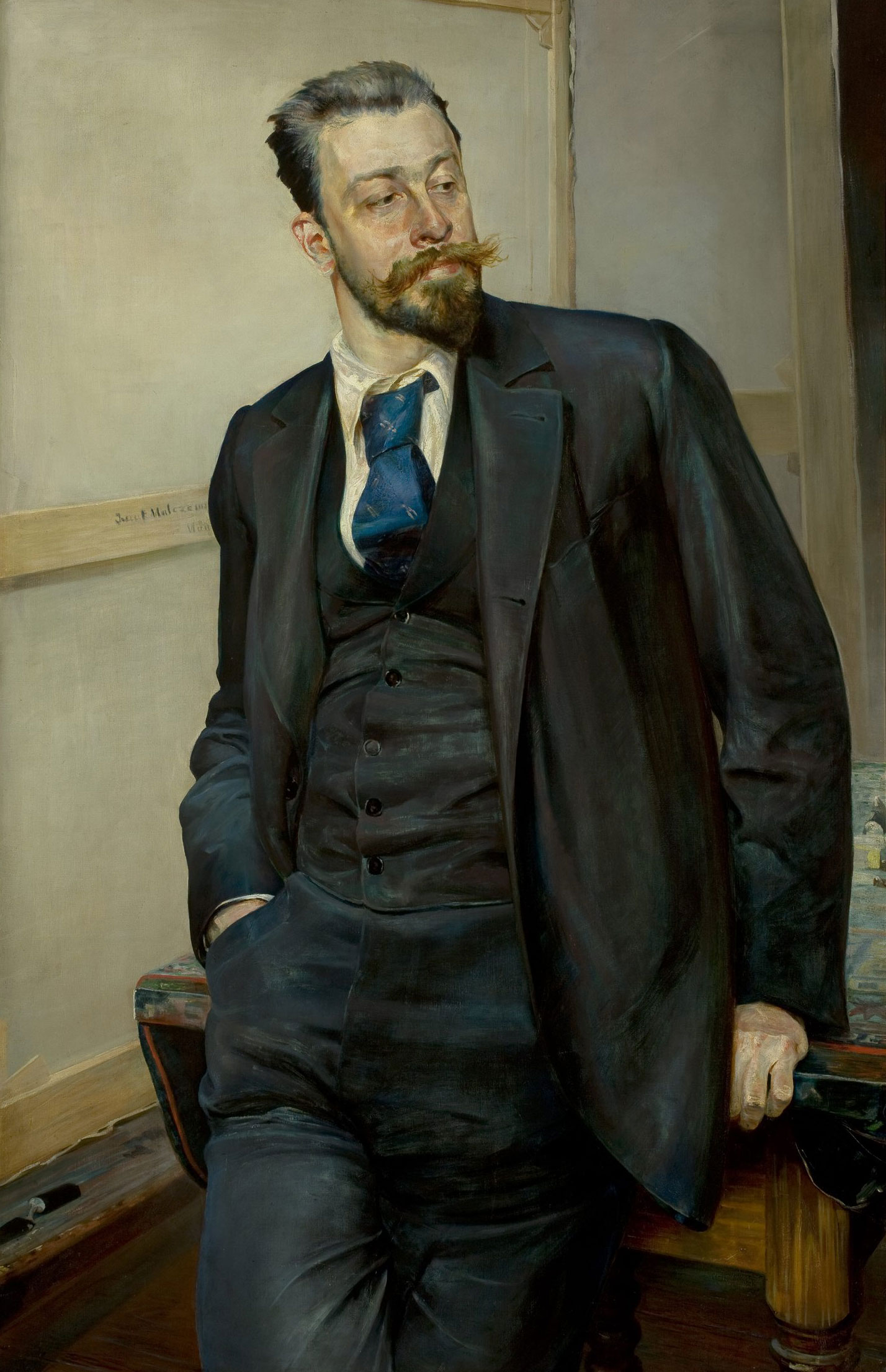 Jacek Malczewski (1854-1929) "Portret Michała Gorstkina-Wywiórskiego", lata 1892-1893, źródło: Muzeum Narodowe w Warszawie