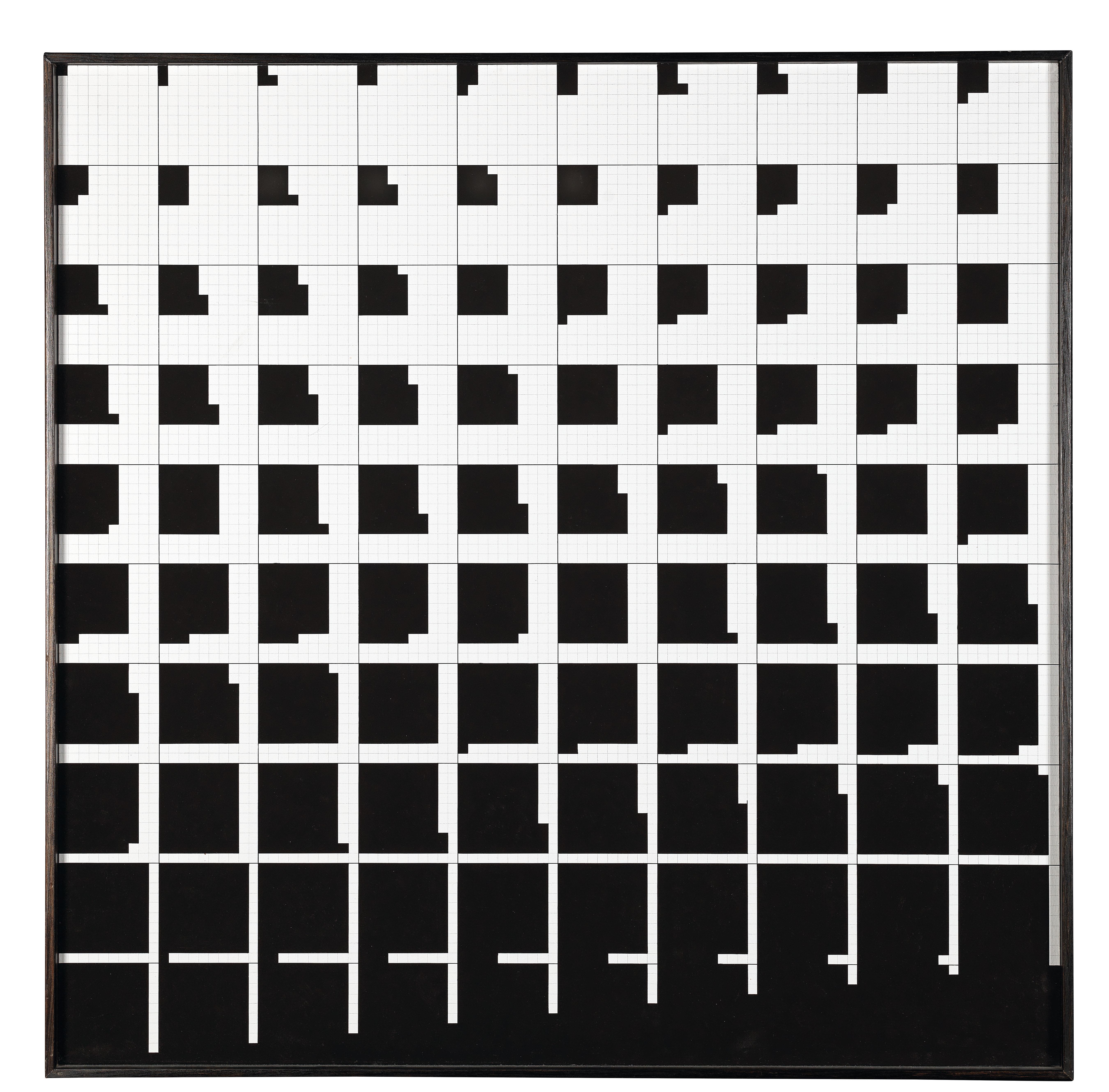 Ryszard Winiarski (1936-2006) „Game 10 x 10 - Logical Course-The Rule of the Squares Building”, źródło: Dorotheum