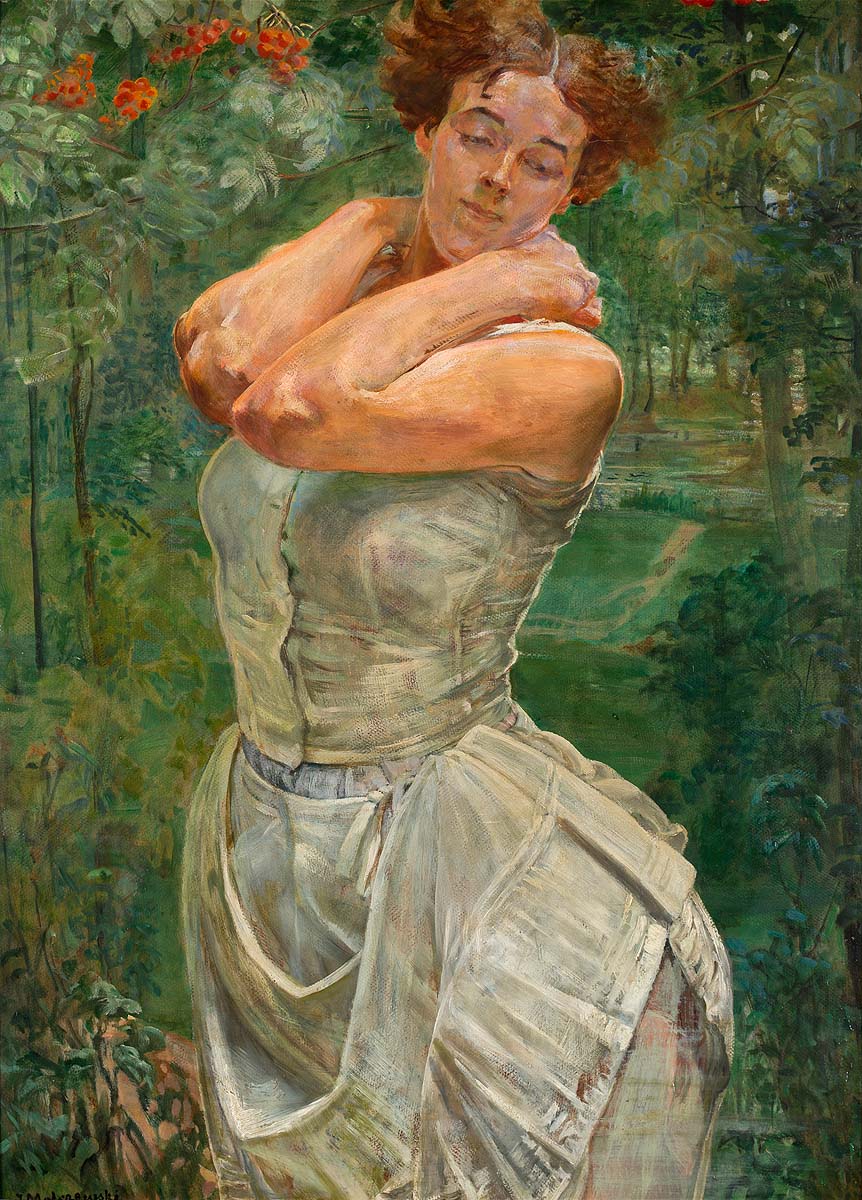 Jacek Malczewski (1854-1929) "Portret Michaliny Janoszanki", 1916 rok, źródło: Polswiss Art