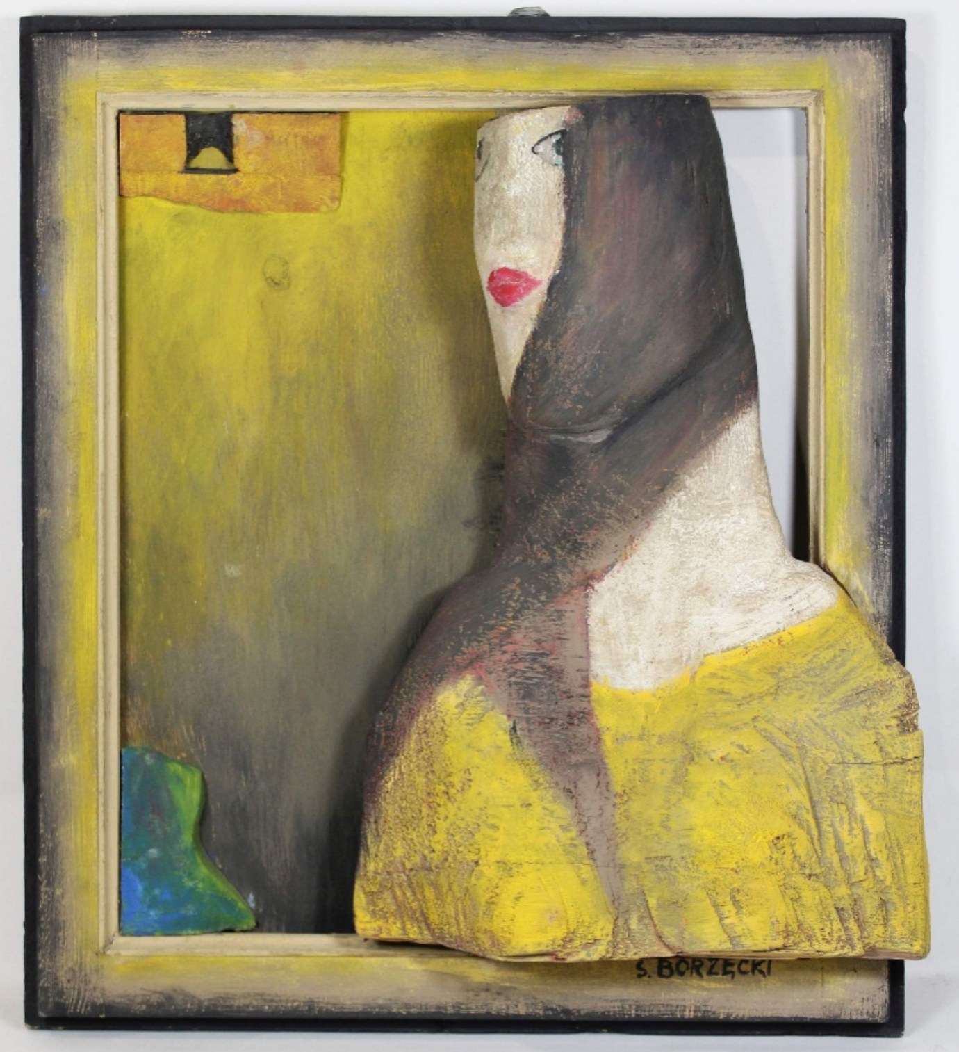 Stefan Borzęcki (1930-2015) „Kobieta w oknie", źródło: Auktionshaus Demessieur