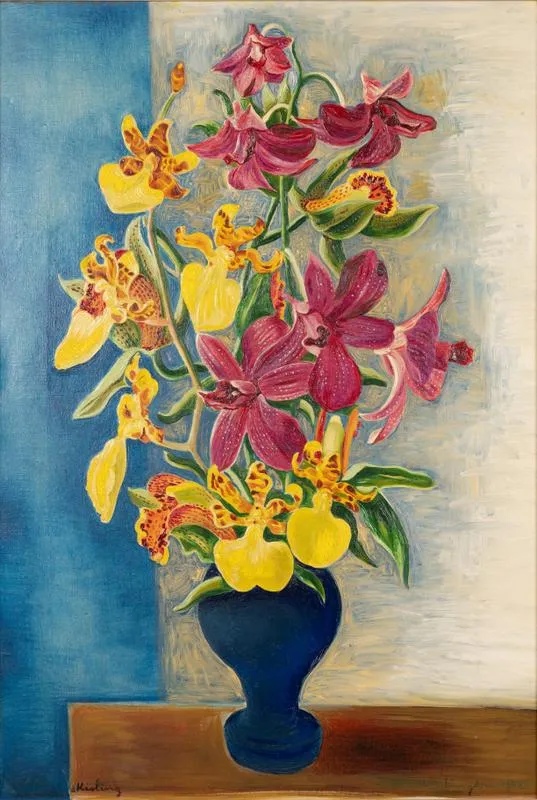 Mojżesz Kisling (1891-1953) „Bukiet orchidei", źródło: Matsart