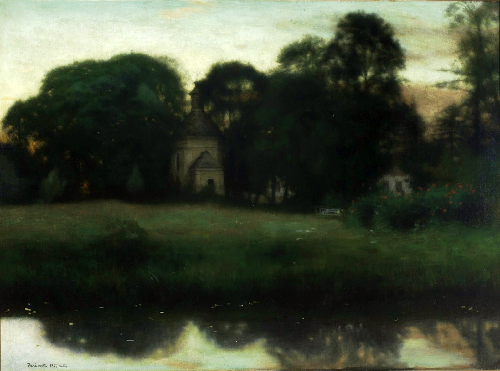 Józef Pankiewicz (1866-1940) "Park w Duboju", 1897 rok, źródło: Muzeum Narodowe w Warszawie