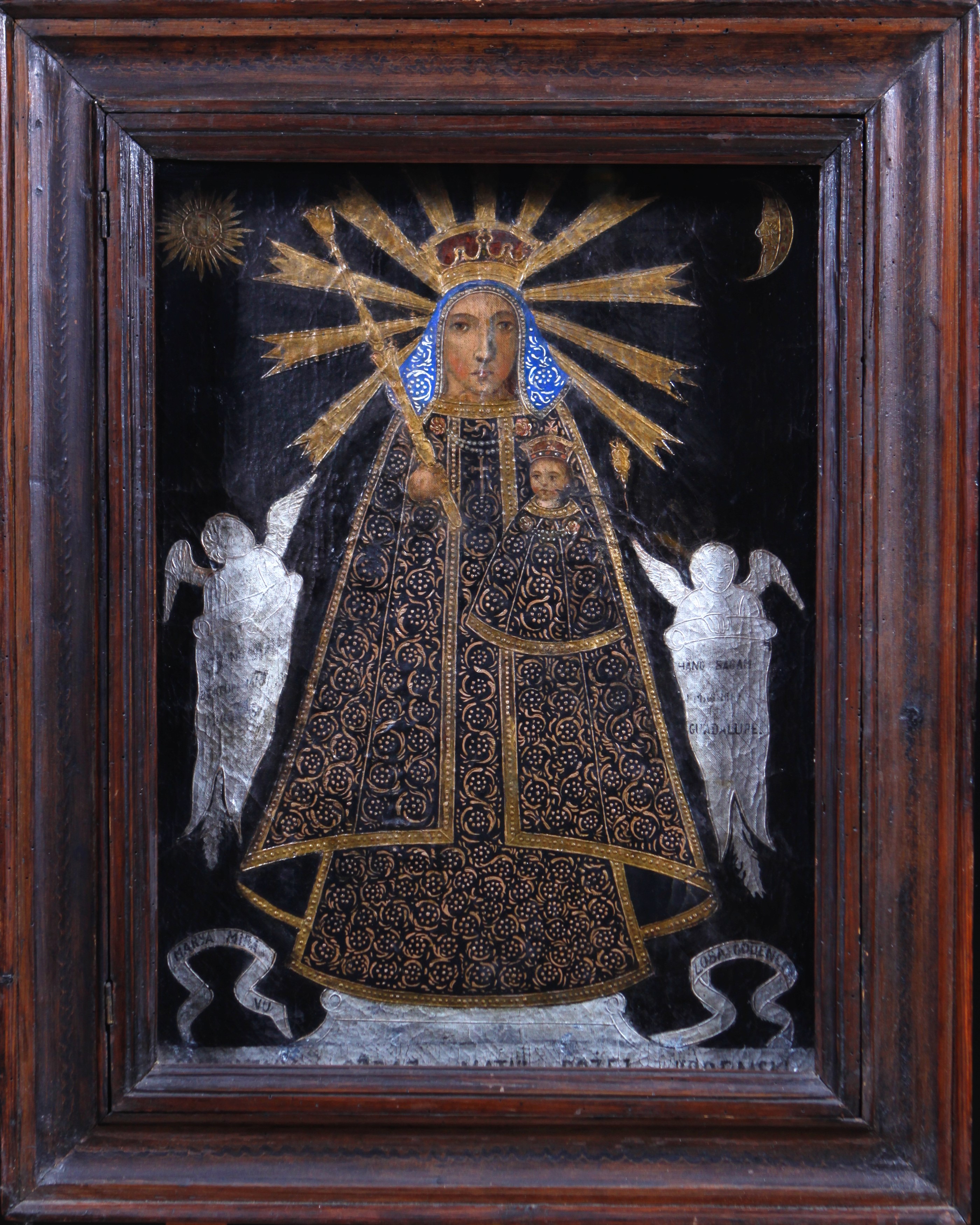 Matki Boża Kodeńska, XIX wiek, olej na filcu  źródło: zbiory własne 