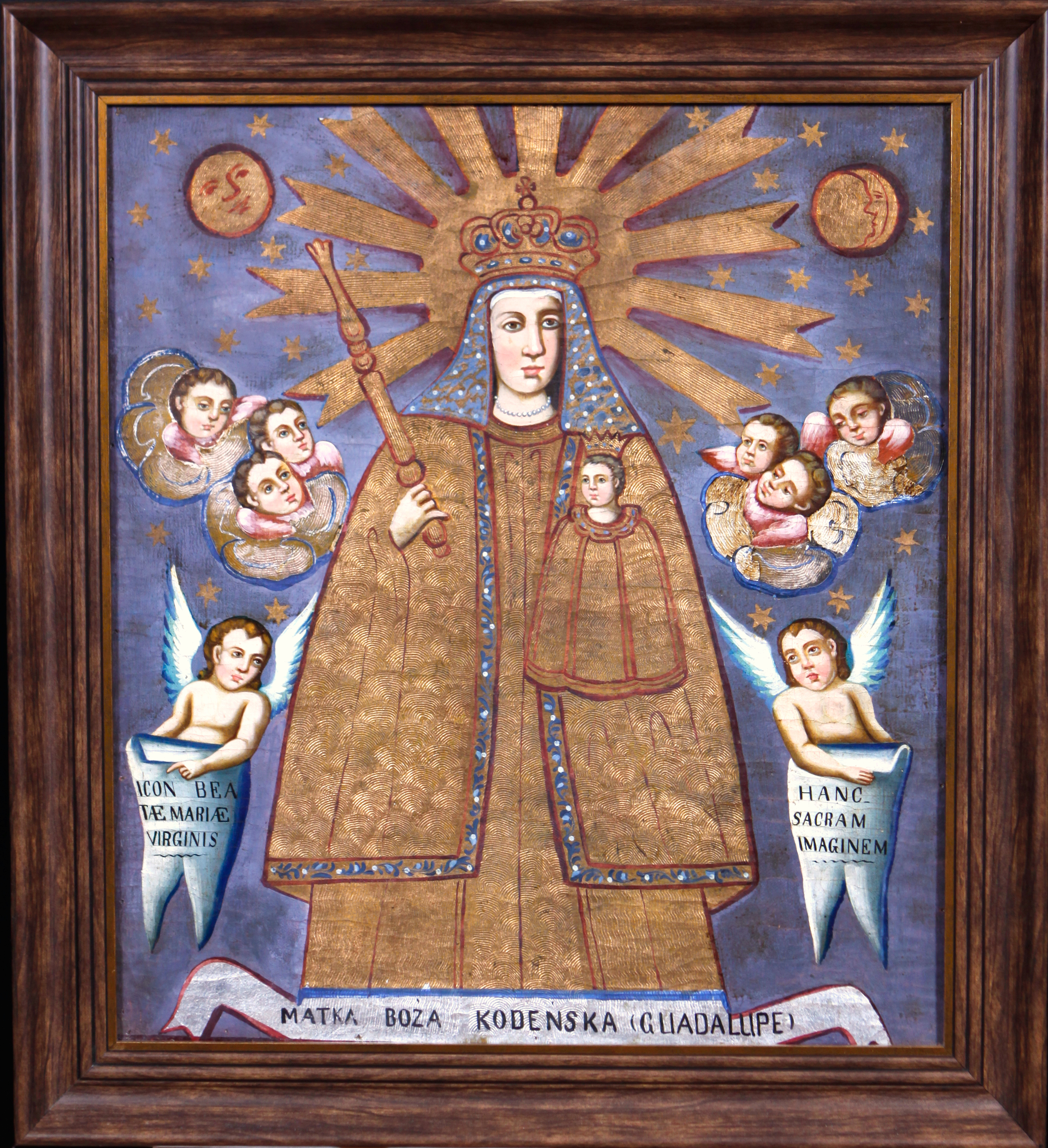 Matki Boża Kodeńska, XIX wiek, po 1875 roku, olej na płótnie  źródło: zbiory własne 