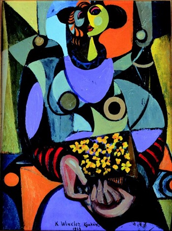 Konrad Winkler (1882-1962) "Kwiaciarka", 1932 rok, źródło: Polswiss Art