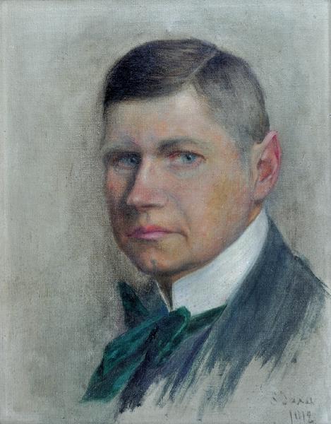 Soter Jaxa-Małachowski (1867-1952) "Autoportret", 1912 rok, źródło: kolekcja prywatna, fot. Desa Kraków