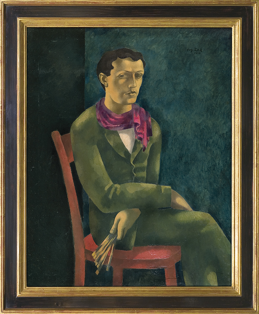 Eugeniusz Zak (1884-1926) "Autoportret", 1916 rok, źródło: Agra-Art