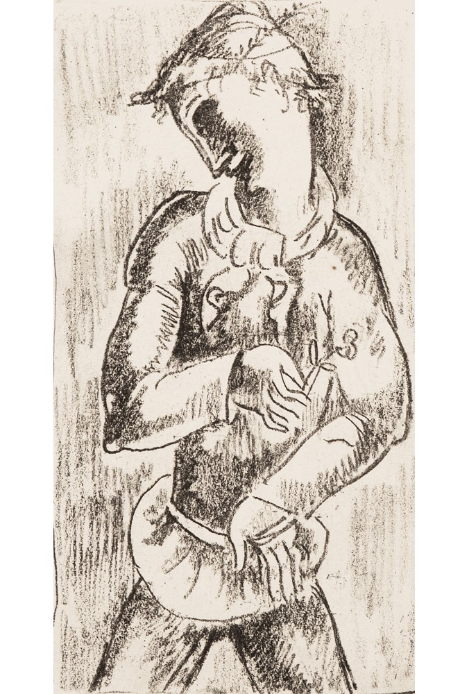 Eugeniusz Zak (1884-1926) "Portret chłopca", źródło: Salon Dzieł Sztuki Connaisseur