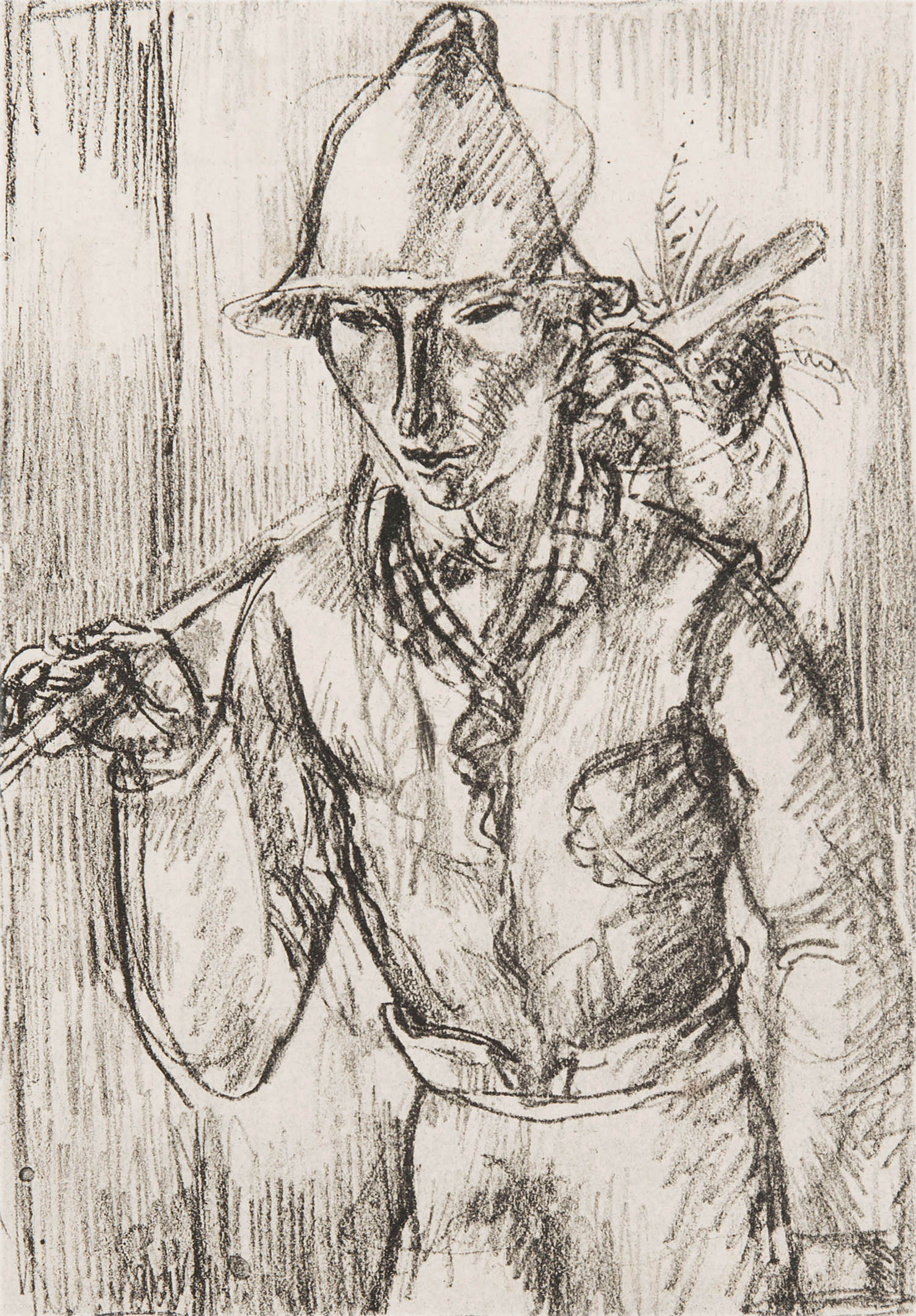 Eugeniusz Zak (1884-1926) "Włóczykij", źródło: Salon Dzieł Sztuki Connaisseur