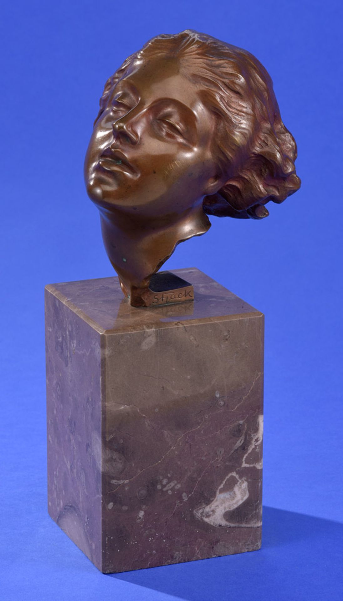 Stanisław Jackowski (1887-1951) „Głowa tancerki”, źródło: Düsseldorfer Auktionshaus