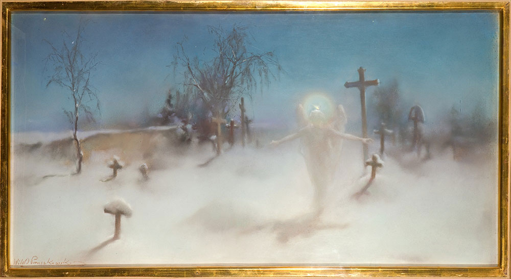 Witold Pruszkowski (1888-1942), „Eloe”, 1892 rok, pastel/papier naklejony na tekturę; 56,8 x 104 cm, źródło: Muzeum Narodowe we Wrocławiu